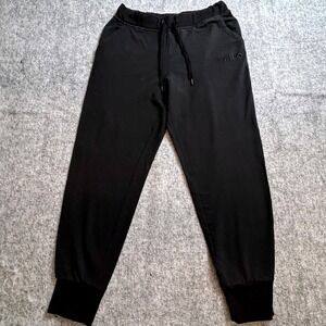 FILA Womens‎ Jogger Pants Sweatpants Black Size L Athletic Training Gym